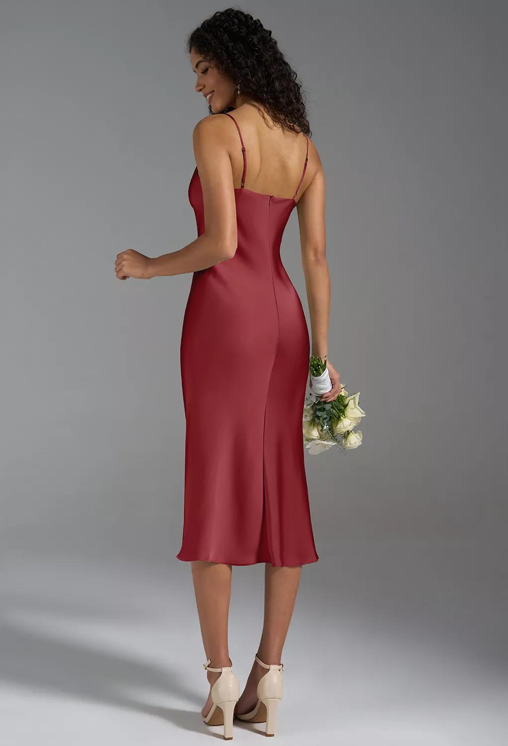 AW Alanna Burgundy  Black Tie Wedding Guest Dresses
